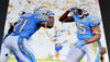 ANTONIO GATES SIGNED SAN DIEGO LOS ANGELES CHARGERS 16x20 PHOTO W/ HOF 25