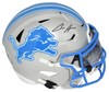 AIDAN HUTCHINSON AUTOGRAPHED DETROIT LIONS SPEEDFLEX MIDI HELMET BECKETT