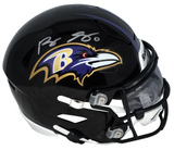 ROQUAN SMITH AUTOGRAPHED BALTIMORE RAVENS SPEEDFLEX MIDI HELMET BECKETT