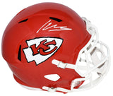 KENNETH WALKER III SIGNED KANSAS CITY CHIEFS FULL SIZE SPEED HELMET BECKETT