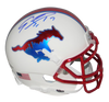 EMMANUEL SANDERS AUTOGRAPHED SIGNED SMU MUSTANGS MINI HELMET BECKETT