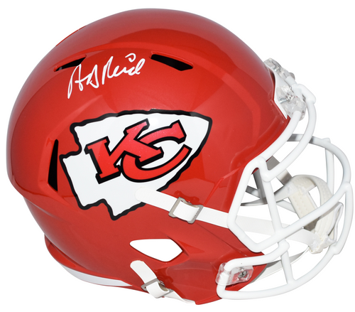 ANDY REID AUTOGRAPHED SIGNED KANSAS CITY CHIEFS FULL SIZE SPEED HELMET BECKETT