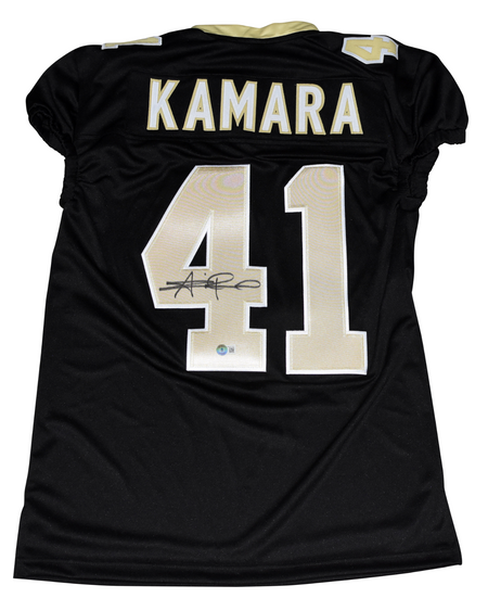 ALVIN KAMARA SIGNED NEW ORLEANS SAINTS ECLIPSE FULL SIZE SPEED HELMET BECKETT