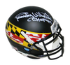 RANDY WHITE AUTOGRAPHED MARYLAND TERRAPINS MATTE BLACK MINI HELMET JSA