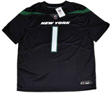 AHMAD SAUCE GARDNER SIGNED NEW YORK JETS #1 BLACK NIKE LIMITED JERSEY BECKETT