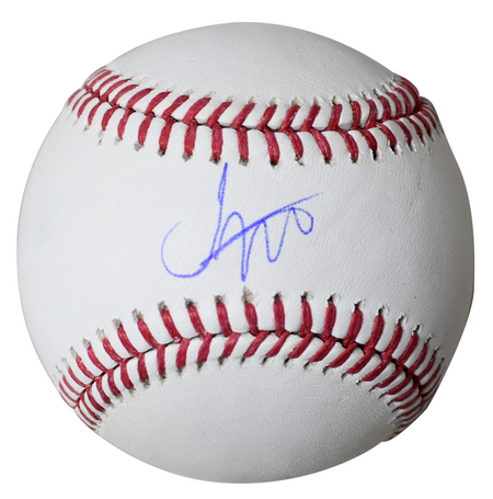 COREY SEAGER SIGNED DODGERS RANGERS OFFICIAL RAWLINGS MLB BASEBALL FANATICS