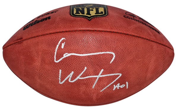 CARSON WENTZ SIGNED EAGLES CHIEFS OFFICIAL WILSON NFL DUKE FOOTBALL FANATICS