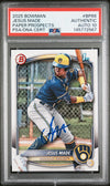 JESUS MADE SIGNED 2025 BOWMAN PAPER PROSPECTS 1ST ROOKIE RC PSA AUTO 10