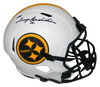 TERRY BRADSHAW SIGNED PITTSBURGH STEELERS LUNAR FULL SIZE SPEED HELMET BECKETT