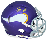 TAI FELTON AUTOGRAPHED MINNESOTA VIKINGS SPEED MINI HELMET BECKETT