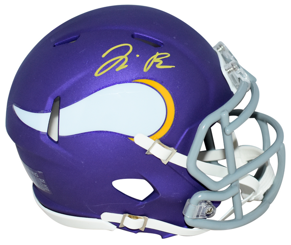 TAI FELTON AUTOGRAPHED MINNESOTA VIKINGS SPEED MINI HELMET BECKETT