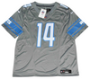 AMON-RA ST BROWN SIGNED DETROIT LIONS #14 GRAY NIKE LIMITED JERSEY BECKETT