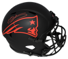 MAC JONES SIGNED NEW ENGLAND PATRIOTS ECLIPSE FULL SIZE SPEED HELMET BECKETT