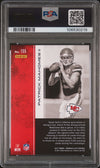 PATRICK MAHOMES SIGNED 2017 PANINI DONRUSS ELITE /499 ROOKIE RC AUTO PSA 8