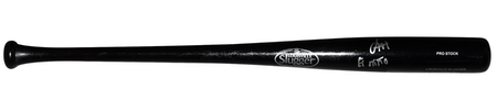 KYLE TEEL AUTOGRAPHED CHICAGO WHITE SOX BLACK RAWLINGS BAT - MLB AUTH