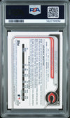 CHASE BURNS SIGNED 2024 BOWMAN DRAFT 1ST ROOKIE RC MINT PSA 9 AUTO 10