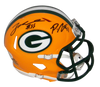 PRESTON & ZA'DARIUS SMITH SIGNED GREEN BAY PACKERS SPEED MINI HELMET BECKETT