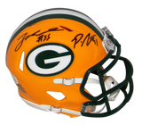 PRESTON & ZA'DARIUS SMITH SIGNED GREEN BAY PACKERS SPEED MINI HELMET BECKETT