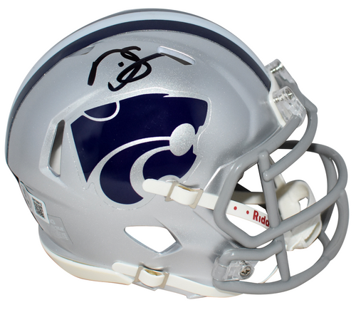 DARREN SPROLES SIGNED KANSAS STATE WILDCATS SPEED MINI HELMET BECKETT