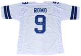 TONY ROMO AUTOGRAPHED DALLAS COWBOYS #9 WHITE JERSEY BECKETT
