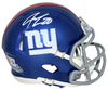 JEREMY SHOCKEY AUTOGRAPHED NEW YORK GIANTS SPEED MINI HELMET BECKETT