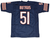 DICK BUTKUS AUTOGRAPHED CHICAGO BEARS #51 NAVY JERSEY JSA