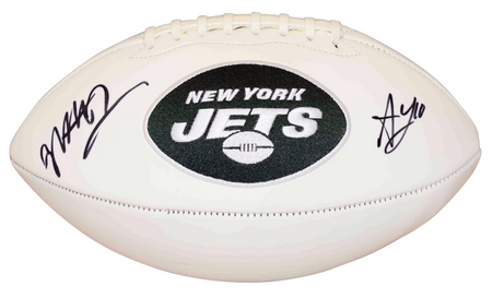 MICHAEL CRABTREE SIGNED TEXAS TECH RED RAIDERS WHITE LOGO FOOTBALL BECKETT