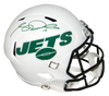 SAM DARNOLD SIGNED NEW YORK JETS FLAT WHITE FULL SIZE SPEED HELMET BECKETT