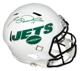 SAM DARNOLD SIGNED NEW YORK JETS FLAT WHITE FULL SIZE SPEED HELMET BECKETT