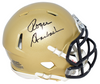 ROGER STAUBACH AUTOGRAPHED NAVY MIDSHIPMEN SPEED MINI HELMET BECKETT