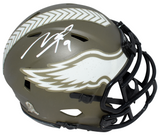 MAKAI LEMON SIGNED PHILADELPHIA EAGLES SALUTE TO SERVICE MINI HELMET BECKETT
