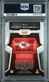 PATRICK MAHOMES SIGNED 2017 PANINI PRIZM ROOKIE INTRODUCTIONS RC PSA 9 AUTO 10