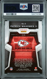 PATRICK MAHOMES SIGNED 2017 PANINI PRIZM ROOKIE INTRODUCTIONS RC PSA 9 AUTO 10