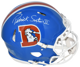 PATRICK SURTAIN II AUTOGRAPHED DENVER BRONCOS AUTHENTIC SPEED HELMET BECKETT