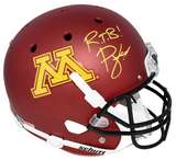 PJ FLECK AUTOGRAPHED SIGNED MINNESOTA GOPHERS FULL SIZE HELMET BECKETT