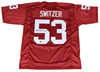BARRY SWITZER SIGNED ARKANSAS RAZORBACKS #53 JERSEY W/ 1964 NATIONAL CHAMPS