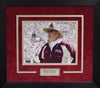 BOBBY BOWDEN AUTOGRAPHED FLORIDA STATE SEMINOLES 8x10 FRAMED PHOTO COA