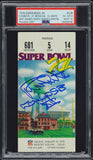 RANDY WHITE SIGNED 1978 SUPER BOWL XII 12 TICKET DALLAS COWBOYS PSA 6 AUTO 10