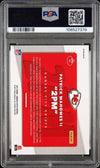 PATRICK MAHOMES SIGNED 2017 PANINI DONRUSS OPTIC AKA 2PM ROOKIE RC PSA 9 AUTO 10