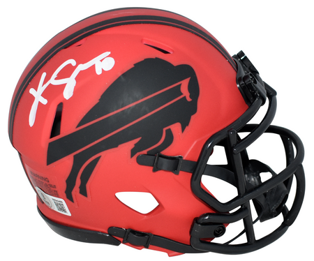 DEVONTA SMITH SIGNED ALABAMA CRIMSON TIDE ECLIPSE MINI HELMET W/ HEISMAN 2020