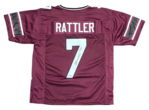 SPENCER RATTLER SIGNED SOUTH CAROLINA GAMECOCKS #7 GARNET JERSEY BECKETT