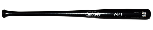 PETE ALONSO SIGNED METS ORIOLES BLACK LOUISVILLE SLUGGER BASEBALL BAT FANATICS