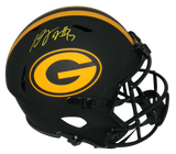 DAVANTE ADAMS SIGNED GREEN BAY PACKERS FULL SIZE ECLIPSE SPEED HELMET BECKETT