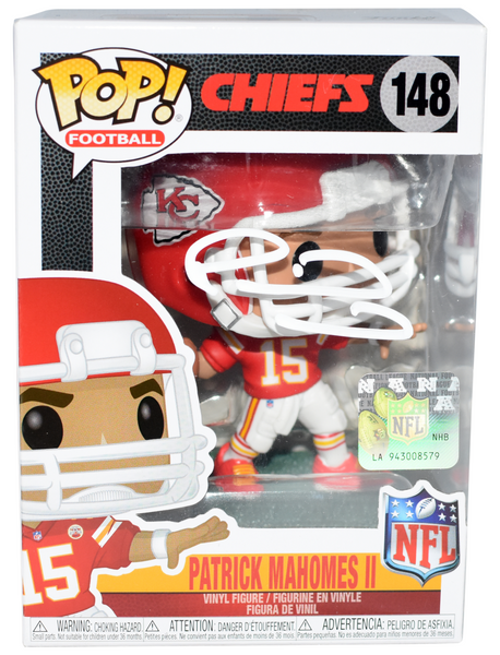 PATRICK MAHOMES SIGNED KANSAS CITY CHIEFS #148 FUNKO POP FIGURE BECKETT