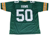 AJ HAWK AUTOGRAPHED GREEN BAY PACKERS #50 JERSEY BECKETT