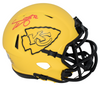 CREED HUMPHREY SIGNED KANSAS CITY CHIEFS RAVE SPEED MINI HELMET BECKETT