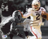 JOHNNY MANZIEL SIGNED TEXAS A&M AGGIES VS ALABAMA 8x10 PHOTO PSA/DNA