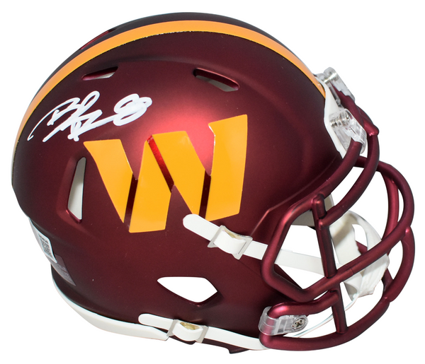BRIAN ROBINSON JR SIGNED WASHINGTON COMMANDERS SPEED MINI HELMET BECKETT