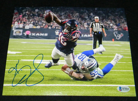 TYUS BOWSER AUTOGRAPHED SIGNED HOUSTON COUGARS 8x10 PHOTO TRISTAR