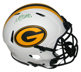 DAVANTE ADAMS SIGNED GREEN BAY PACKERS LUNAR AUTHENTIC SPEED HELMET BECKETT